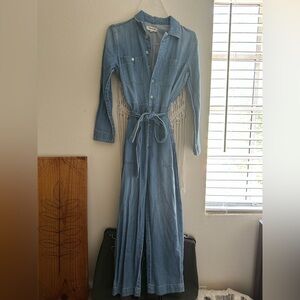 Madewell Light Blue Denim Jumpsuit